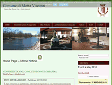 Tablet Screenshot of comune.mottavisconti.mi.it